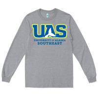 Heather Grey Alaska Southeast Gift Long Sleeve Tee - artisFamous