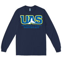 Navy Alaska Southeast Gift Long Sleeve Tee - artisFamous