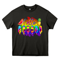 Asphalt Hello Summer Tie Dye Heavy Core Tee - CowCowDesign