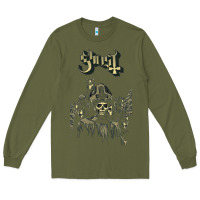 Army Green ghost new Long Sleeve Tee - artisFamous
