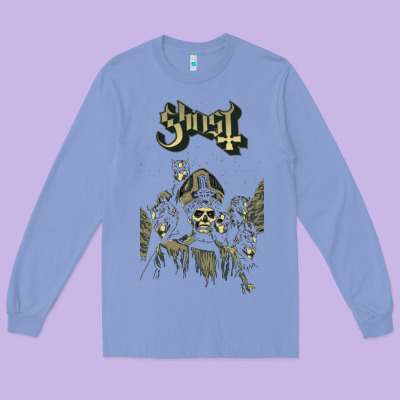Ghost New Long Sleeve Tee Designed By Artisfamous