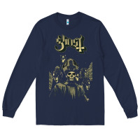 Navy ghost new Long Sleeve Tee - artisFamous
