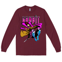 Burgundy gambit Long Sleeve Tee - artisFamous