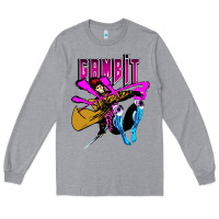 Heather Grey gambit Long Sleeve Tee - artisFamous
