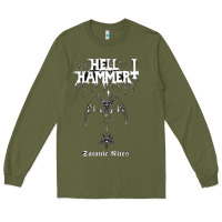 Army Green hell hammer Long Sleeve Tee - artisFamous