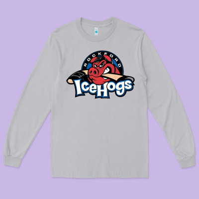 The Icehogs, Rockford Long Sleeve Tee Designed By Artisfamous