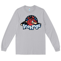 Moon Dust The Icehogs, Rockford Long Sleeve Tee - artisFamous