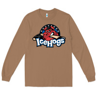 Toasted Coconut The Icehogs, Rockford Long Sleeve Tee - artisFamous