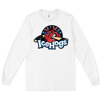 White The Icehogs, Rockford Long Sleeve Tee - artisFamous