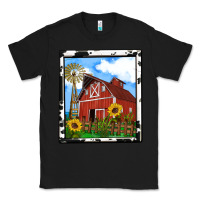 Black rustic western barn olivia Classic Tee - OliviaCreatesArt