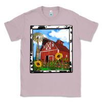 Lilac rustic western barn olivia Classic Tee - OliviaCreatesArt