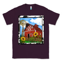 Plum rustic western barn olivia Classic Tee - OliviaCreatesArt