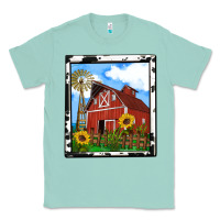 Seafoam rustic western barn olivia Classic Tee - OliviaCreatesArt