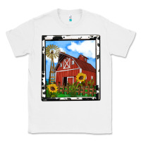 White rustic western barn olivia Classic Tee - OliviaCreatesArt