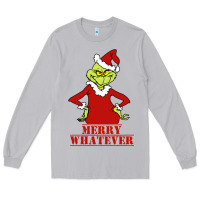 Moon Dust Merry Whatever Grinch Long Sleeve Tee - artisFamous