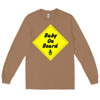 Toasted Coconut baby on board Long Sleeve Tee - artisFamous