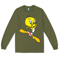 Army Green tweety bird Long Sleeve Tee - artisFamous