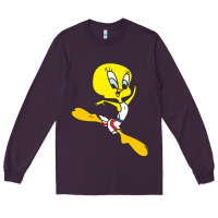 Plum tweety bird Long Sleeve Tee - artisFamous