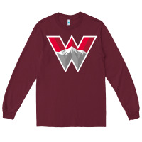 Burgundy Western Colorado Gift Long Sleeve Tee - artisFamous