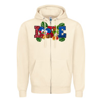 Sandshell love haitian republic Zipper Hoodie - RanaPortraitStore