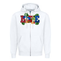 White love haitian republic Zipper Hoodie - RanaPortraitStore