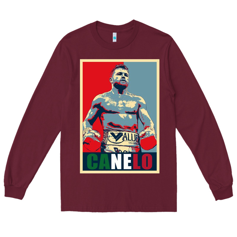 Canelo Alvarez Mexican Boxing Long Sleeve Tee by artisFamous | Teevron