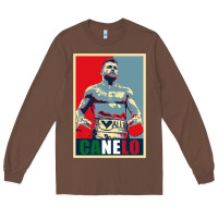 Chestnut canelo alvarez mexican boxing Long Sleeve Tee - artisFamous