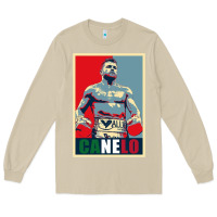 Mushroom canelo alvarez mexican boxing Long Sleeve Tee - artisFamous