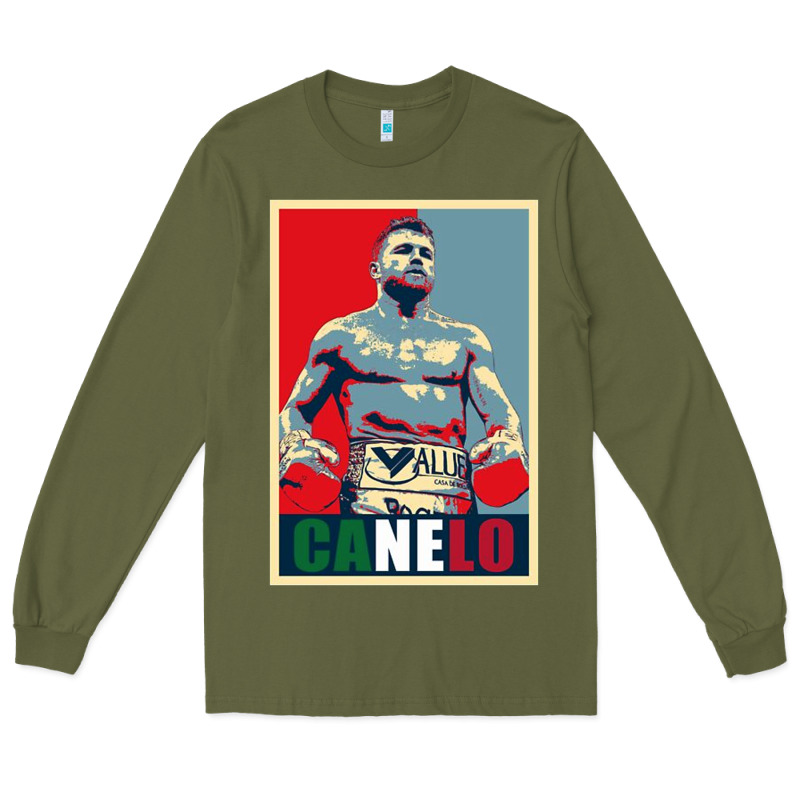 Canelo Alvarez Mexican Boxing Long Sleeve Tee by artisFamous | Teevron