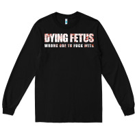 Black dying fetus 4 Long Sleeve Tee - artisFamous