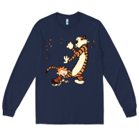 Navy calvin dance party Long Sleeve Tee - artisFamous