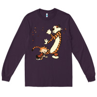 Plum calvin dance party Long Sleeve Tee - artisFamous