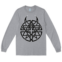 Heather Grey disturbed 1 Long Sleeve Tee - artisFamous