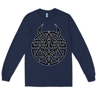 Navy disturbed 1 Long Sleeve Tee - artisFamous