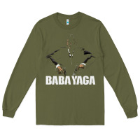Army Green baba yaga Long Sleeve Tee - artisFamous