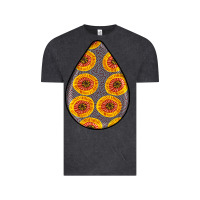 Vintage Black african fabric pattern teardrop earrings 5 Vintage Tee - BundleAndBundleShop