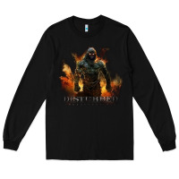 Black disturbed 8 Long Sleeve Tee - artisFamous
