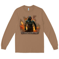 Toasted Coconut disturbed 8 Long Sleeve Tee - artisFamous
