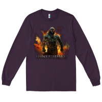 Plum disturbed 8 Long Sleeve Tee - artisFamous