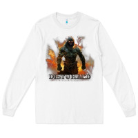 White disturbed 8 Long Sleeve Tee - artisFamous