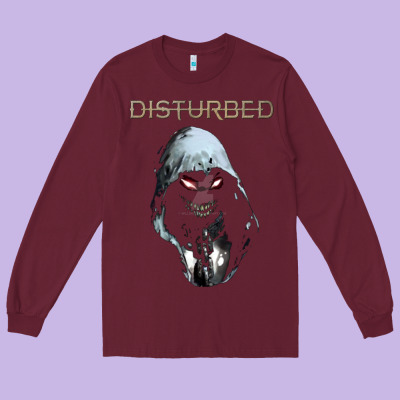 Disturbed 10 Long Sleeve Tee Designed By Artisfamous