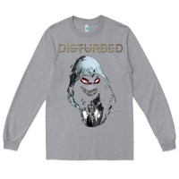 Heather Grey disturbed 10 Long Sleeve Tee - artisFamous