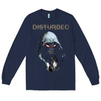 Navy disturbed 10 Long Sleeve Tee - artisFamous