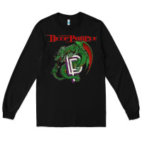 Black deep purple 7 Long Sleeve Tee - artisFamous