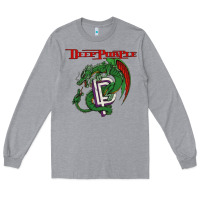 Heather Grey deep purple 7 Long Sleeve Tee - artisFamous