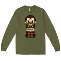 Army Green hannibal lecter chibi Long Sleeve Tee - artisFamous