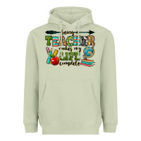 Matcha being a teacher makes my life complete Heavyweight Hoodie - RanaPortraitStore