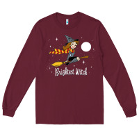 Burgundy brightest witch Long Sleeve Tee - artisFamous