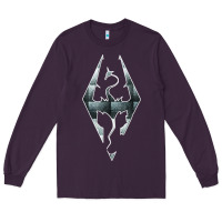 Plum skyrim Long Sleeve Tee - artisFamous
