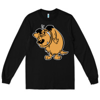 Black smile mumbly muttley dog Long Sleeve Tee - artisFamous